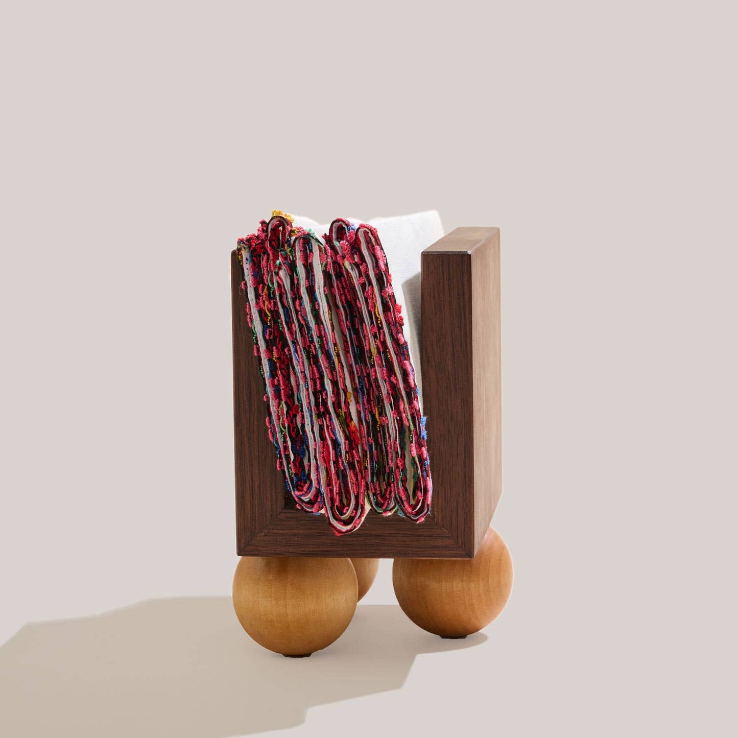 Les Trois Wooden Napkin Holder
