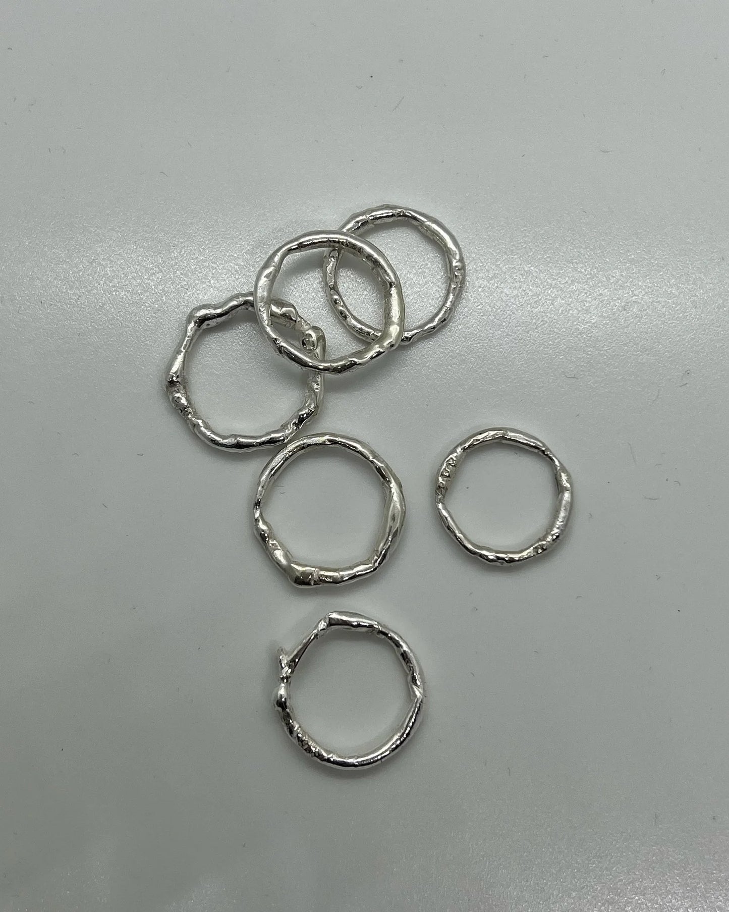 Textured Cast Bit Stacking Ring